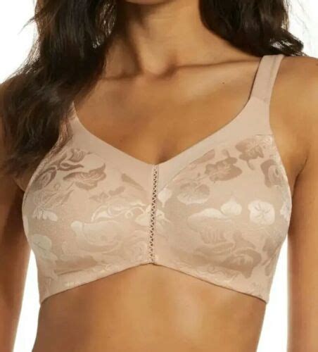 WACOAL AWARENESS FULL FIGURE SEAMLESS WIRELESS BRA 85276 NATURALLY NUDE