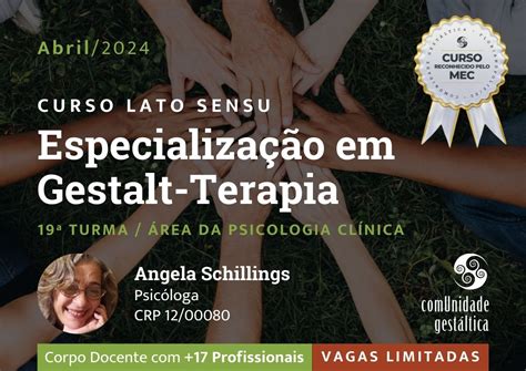 Curso Lato Sensu De Especialização Em Gestalt Terapia Centro