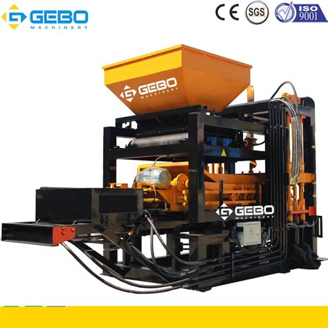 Qt Automatic Cement Concrete Hollow Block Chb Machine In The