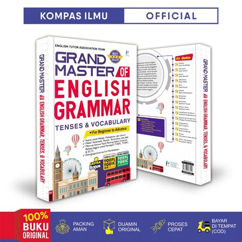 Jual Buku Grammar Tenses Vocabulary Grand Master Of English Grammar