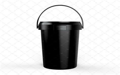 Plastic Bucket Mock Up Template