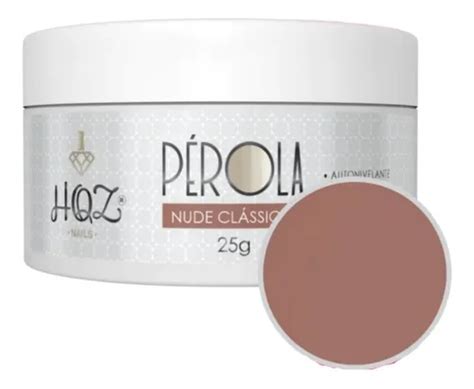 Gel Para Unhas Perola Hqz Led Uv Anvisa G Autonivelante Cor Nude