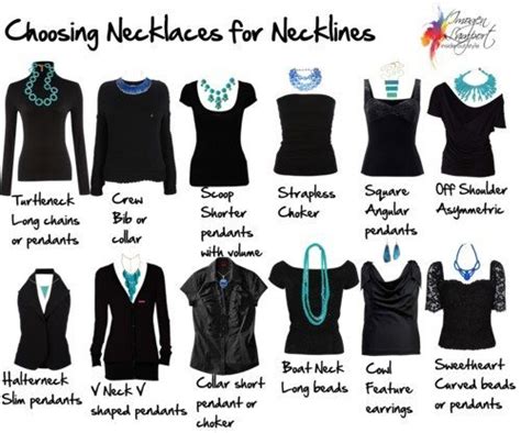 How To Choose Necklaces To Work With Your Neckline