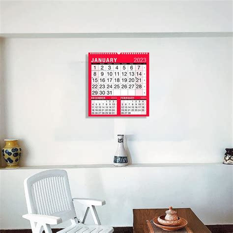 Buy 2023 Calendar Spiral Bound Wall Planner For Home Business Office