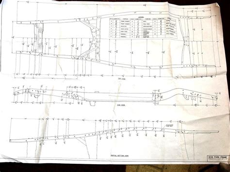 32 Ford Measurements 10 Go Kart Frame Plans Ford Convertible 1932