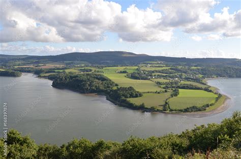 Vue De La Rivi Re Aulne Et De La Presqu Le De Crozon Depuis Les