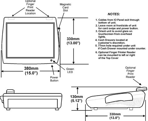 MICROS PC Workstation 2015 - Low Profile with Customer Facing Display ...