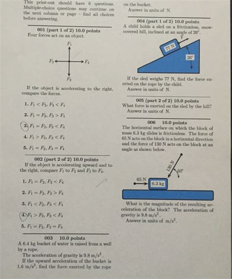 Solved Four Forces Act On An Object If The Object Is Chegg