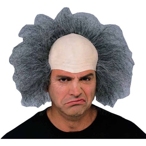 Bald Old Man Headpiece Adult Halloween Accessory