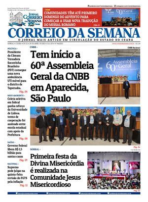 Calam O Jornal Correio Da Semana N