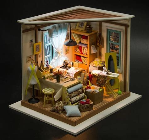 Lisa S Tailor Schneiderei Puppenhausm Bel Miniatur Zimmer Diy