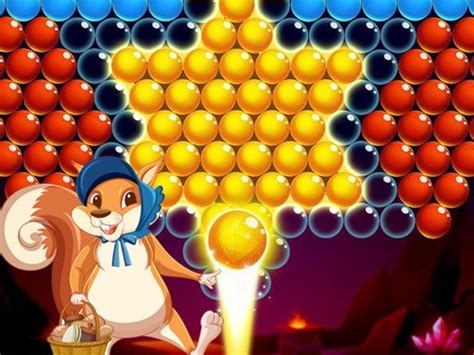 Play Little Fox Bubble Spinner Pop Free Online Games