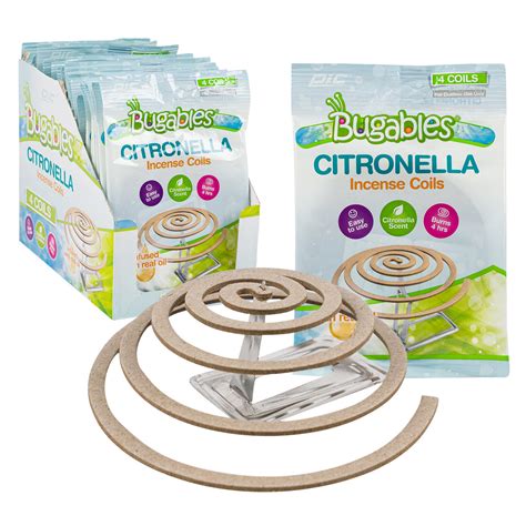 Wholesale Pic 4pc Bugables Citronella Incense Coils Sku 97250