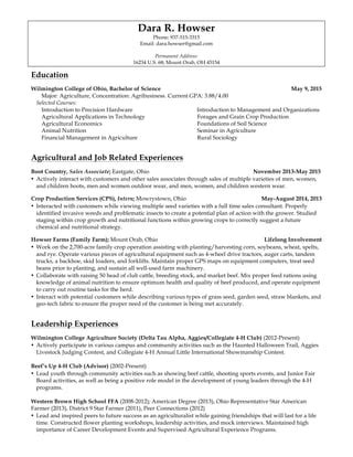 DHowser Resume 15 PDF