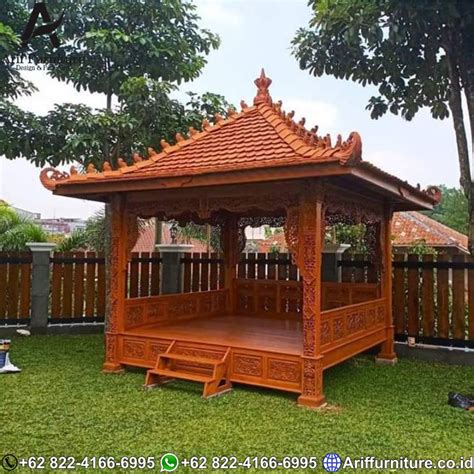 Jual Gazebo Ukiran Jepara Mewah Berkualitas Arif Furniture Jepara