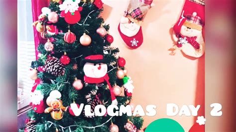 Vlogmas Day 2 Christmas Tree Decorating🎄🎄🎄 Youtube