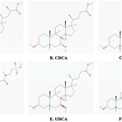 The chemical structures of the bile acids. | Download Scientific Diagram