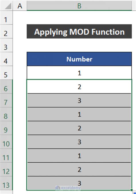 How To Autofill In Excel With Repeated Sequential Numbers