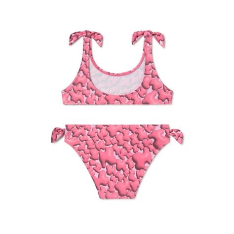 Bikini de niña Puff rosa TOUS