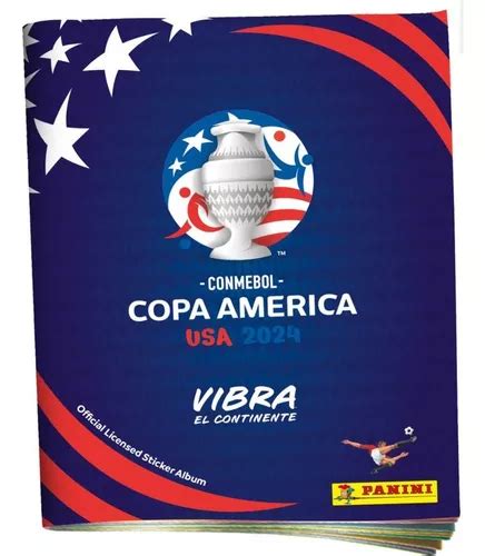 Álbum Copa América USA 2024 Panini azul tapa blanda MercadoLibre