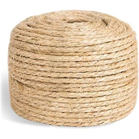 Corde En Sisal Pour Réparation D Arbre À Chat De 50 M 6 Mm De Diamètre