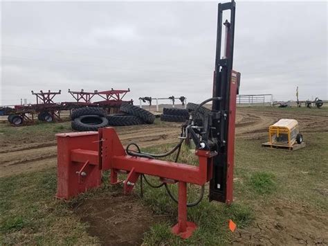 Worksaver 3 Point Hydraulic Wooden Post Driver Bigiron Auctions