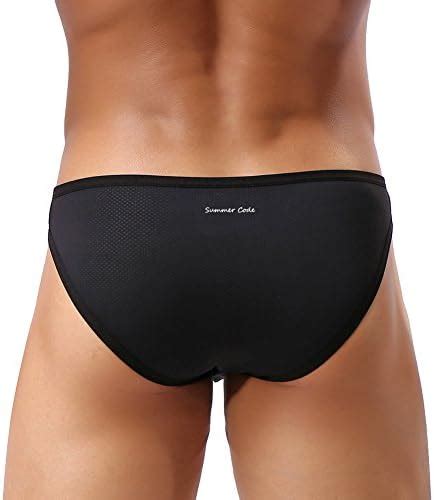 Summer Code Mens Sexy Micro Mesh Briefs Soft Breathable Bulge Pouch