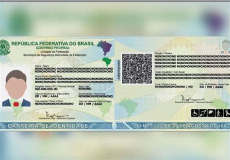 Governo Publica Regras De Emiss O Da Nova Carteira De Identidade Rede