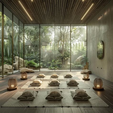 yoga  meditation session   spas wellness center premium ai