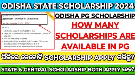 State Scholarship Odisha Apply Online Odisha State Scholarship