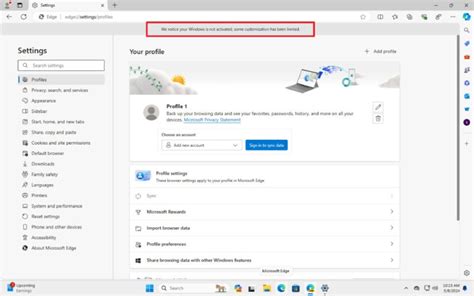 Microsoft Bloquear Algunas Configuraciones De Edge Si No Tienes