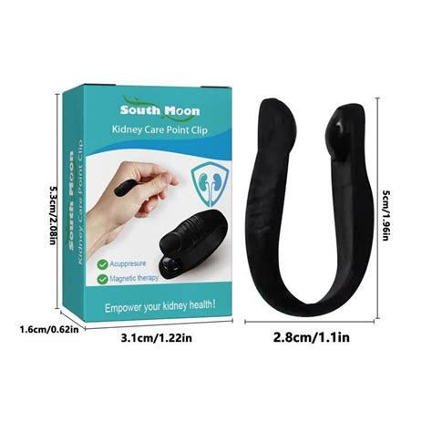 Southe Moon Acupressure Hand Pressure Point Clip Headache Pain Relief