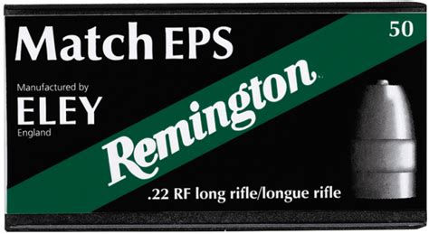 Remington Eley 22 Lr Match Eps Smallbore Ammunition Tesro Canada