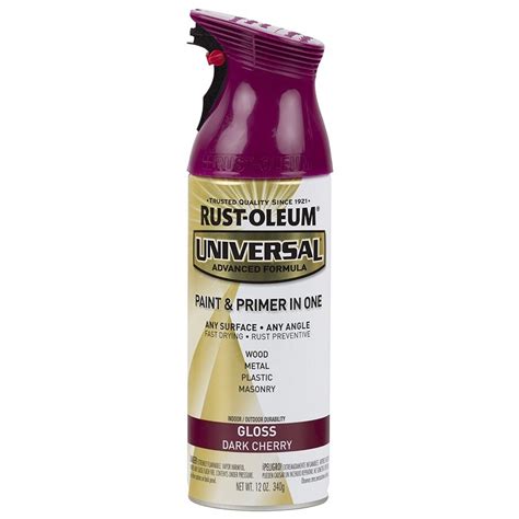 Shop Rust Oleum Universal Dark Cherry Rust Resistant Enamel Spray Paint