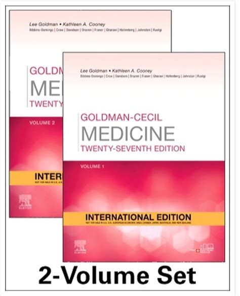 Goldman Cecil Medicine 27th International Edition 2 Volume Set 2024