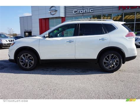 2016 Pearl White Nissan Rogue Sl 109724130 Photo 2