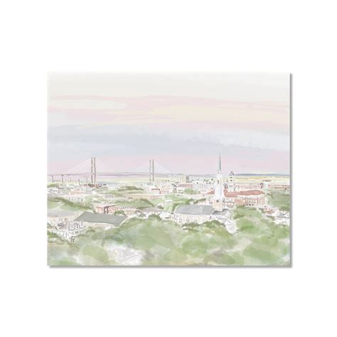 Savannah Skyline Art Print – The Cottage Shop