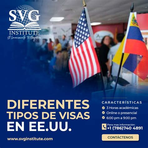 Diferentes Tipos De Visas SVG Institute