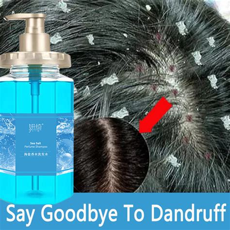 500ml Sea Salt Shampoo Anti Dandruff Refreshing Oil Control Deep Scalp