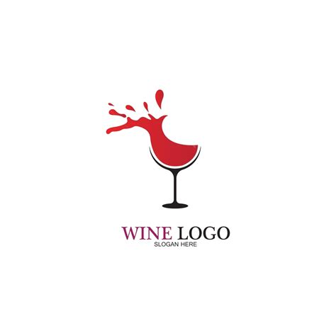 Wine Logo Design Templatevector Illustration Of Icon Vector Background