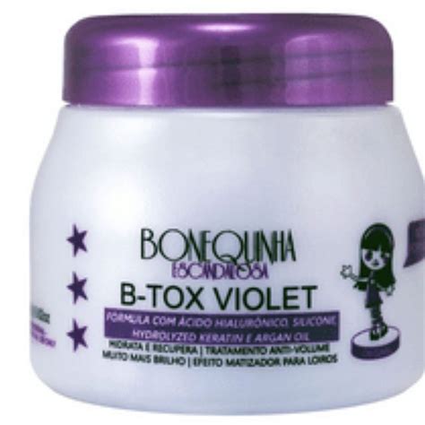 Bonequinha Botox Violet Matizador 250g Perfumaria Carol