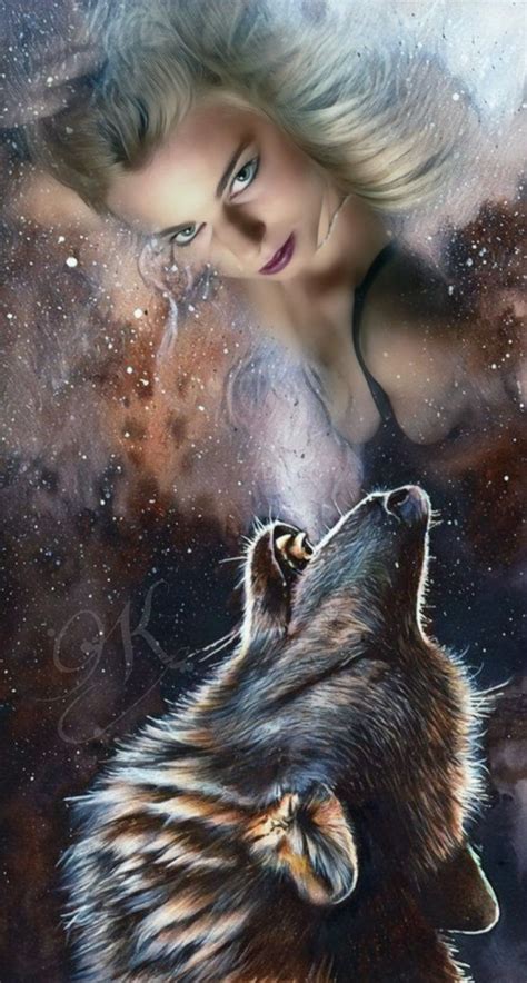 Pin By Pakha On Chicas Con Lobos Kay Wolves And Women Fantasy Wolf