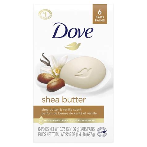 Dove Beauty Bar Soap Shea Butter Walgreens