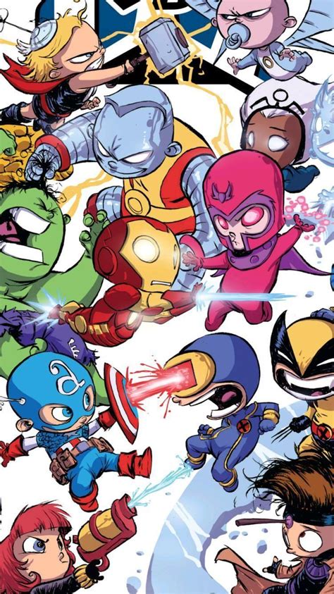 Dessin Marvel Kawaii