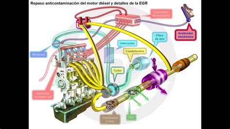 Recirculación de gases de escape EGR en el motor diésel 4 6 YouTube