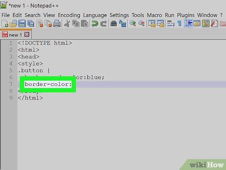 How To Change The Button Color In Html With Pictures Wikihow