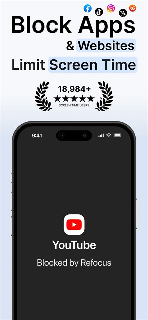 Block Apps & Websites On iPhone To Limit Screen Time - Refocus App