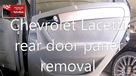 Chevrolet Lacetti Rear Door Panel Removal Youtube