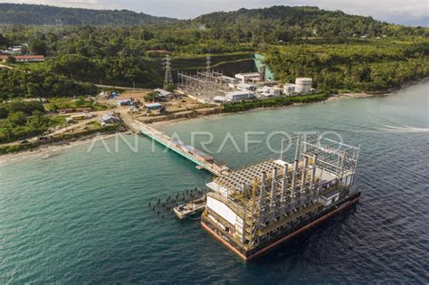 Pembangkit Listrik Kapal Ambon Antara Foto