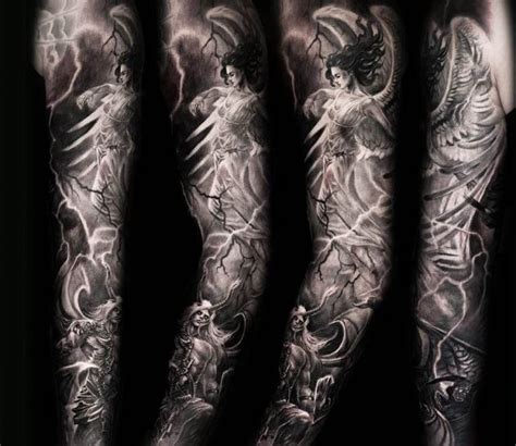 Sleeve Tattoo By Julien Thibers Post 19834 Sleeve Tattoos Tattoos